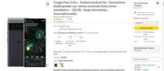 Google Pixel 6 Pro 128 GB - Reacondicionado por $5,375