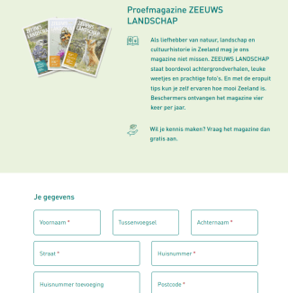 Gratis proefnummer van Zeeuws Landschap