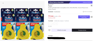 Artículos de limpieza Finish a precios mínimos en Miravia