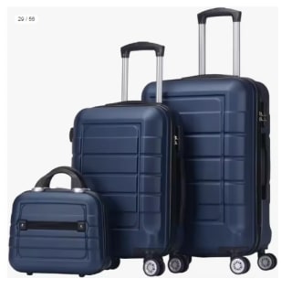 Juego de 3 Maletas ABS Semirigidas con Candado y 4 Ruedas por 54.82€ (Cuenta Nueva 42.82€)