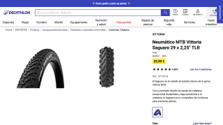 Vittoria Neumático MTB Saguaro por 22,99€