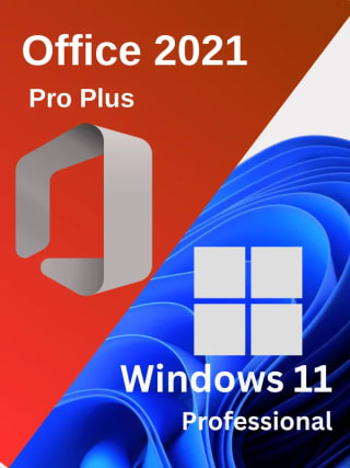 Office 2021 Pro Plus X Windows 11 Pro por $37 en WinCDKey