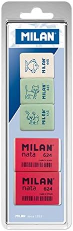 5 gomas de borrar MILAN por 1,11€