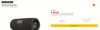 JBL Flip 6 luidspreker voor €89 bij Alternate