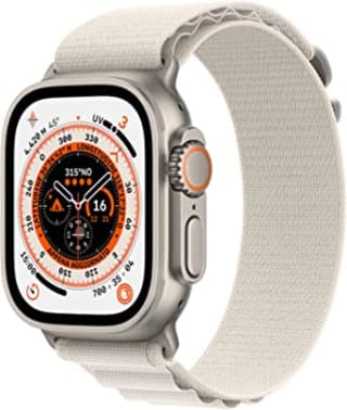 Apple Watch Ultra Witte Nylon Band voor €899 bij Amazon