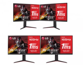 2 Monitores LG UltraGear QHD de 31.5'' con 165Hz, 1ms MBR + 3 meses de garantía por 386,85
