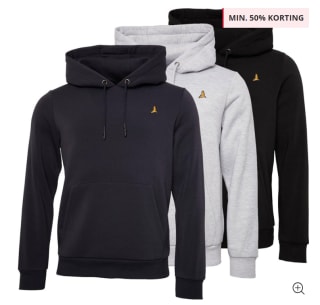 3 Brave Soul Heren Howard Hoodies voor €39,99 bij MandM Direct