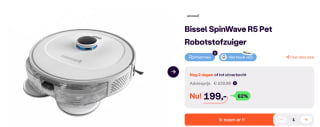 Robot stofzuiger Bissell SpinWave R5 Pet 500 ml voor €199 bij Ibood
