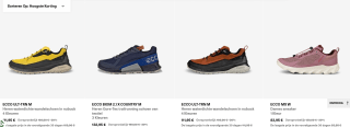 30% korting op schoenen tijdens Black Friday bij Ecco