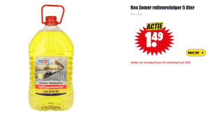 Rox Zomer ruitenreiniger 5 liter voor €1,49 bij Dirk