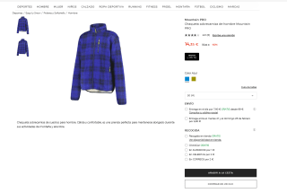 Mountain PRO Chaqueta sobrecamisa de hombre por 14,35€