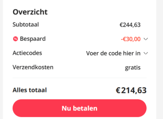 Sony WH-1000XM5 - Draadloze koptelefoon voor €214,63 dmv code bij Aliexpress