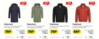 Diverse Timberland Jassen vanaf €59,99 bij Sport-Korting