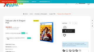 Yakuza Like a Dragon PS5 por 13,19€