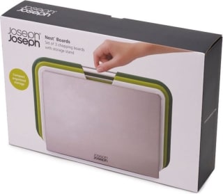 Joseph Joseph 3-delige snijplankenset met houder voor €24,95 bij Ibood