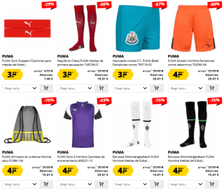Puma Liquidación hasta 90% descuento en ropa y calzado