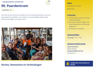 Open Monumentendag 2024 op 14 en 15 september