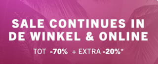 20% extra korting op sale van Hunkemöller
