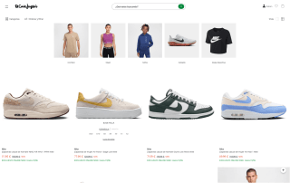 Descuento 40% en NIKE con El Corte Inglés