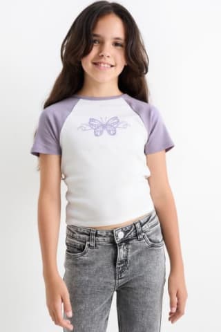 Kinder Vlinder - T-shirt voor €2,99 bij C&A