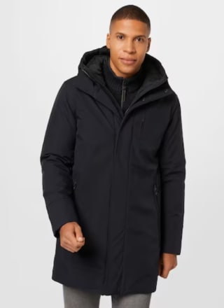 Knowledge Cotton Winterparka voor €127,49 bij Booztlet