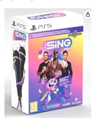 Lets Sing 2024 S.V. + 2 Mics PS5 ESP por 31,78€