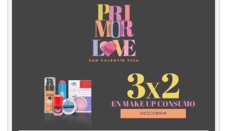 3×2 en Makeup de Consumo desde Primor.