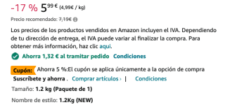 Nesquik NESTLÉ Instantáneo Cacao Soluble 1,2kg Bolsa por solo 4,07€