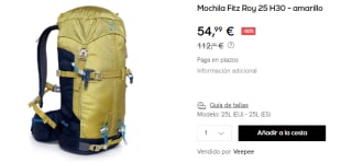 Mochila Altus Fitz Roy 25L H30 por 54.99€