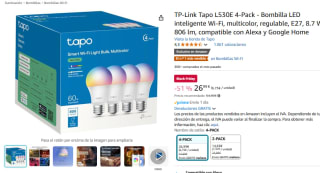 Pack x4 Bombilla LED TP-Link Tapo L530E por 26,99€
