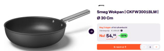 Smeg wokpan 30cm CKFW3001BLM voor €54,95 bij iBOOD
