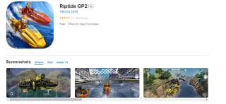 Jeu Riptide GP2 gratuit iOS