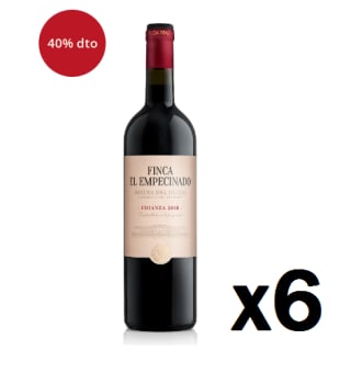 6 Botellas de Finca El Empecinado Crianza 2018 por 33.2€