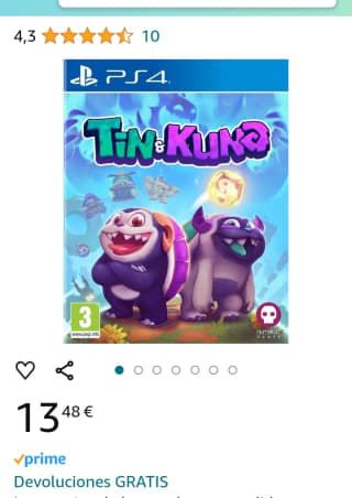 Tin & Kuna PlayStation 4 por 13,48€.