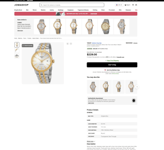 Reloj TISSOT Automático Clasico por solo 205€