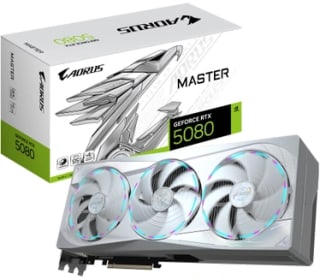 Gigabyte AORUS GeForce RTX 5080 MASTER ICE 16G voor €1.488,95 bij Max ICT