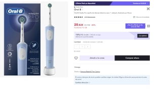 Cepillo eléctrico Oral B Vitality Pro por 14.57€