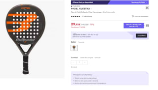 Pala de Pádel Bullpadel Kitter por 20.96€