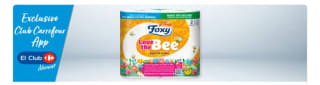 Papel cocina marca Foxy LOVE the Bee 2 rollos gratis por compras de +20€