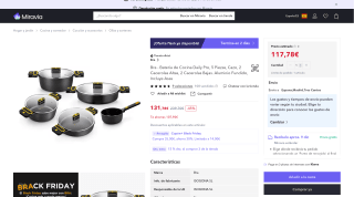 Bra Batería de Cocina Daily Pro 5 Piezas por 117,78€