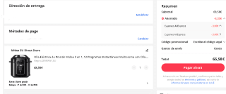 Olla Eléctrica de Presión Midea 9 en 1, 12 Programas por 65,58€