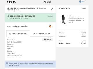 Abrigo con patrón de espiga Jack & Jones Hombre por solo 21€