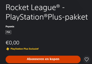 Rocket League® - PlayStation®Plus-pakket gratis in de Playstation Store