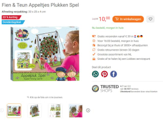 Fien & Teun Appeltjes Plukken Spel voor €10 bij Lobbes