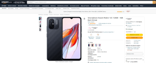 Smartphone da Xiaomi, modelo Redmi de 128GB - R$ 745