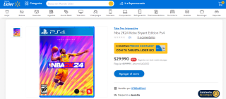 Take Two Interactive - Nba 2K24 Kobe Bryant Edition Ps4 por $29.990