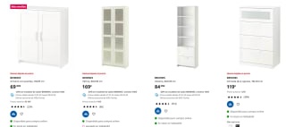 20% descuento en Serie de salón BRIMNES en Ikea