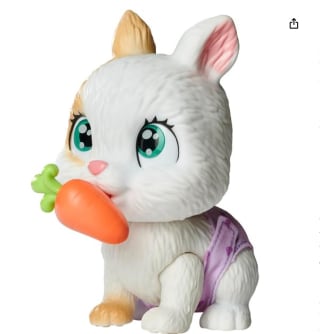 Juguete Pamper Petz conejito 15 cm por 15€.