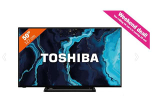 Toshiba 50 inch 4K led Smart TV 126cm voor €319 bij de AH