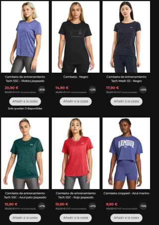 Rebajas hasta 75% descuento Under Armour calzado desde 26,90€